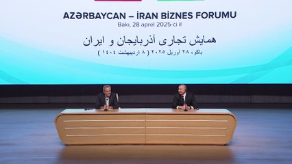 İran Cumhurbaşkanı Pezeşkiyan, Azerbaycan-İran Ticaret Forumu'nda Türkçe şiir okudu