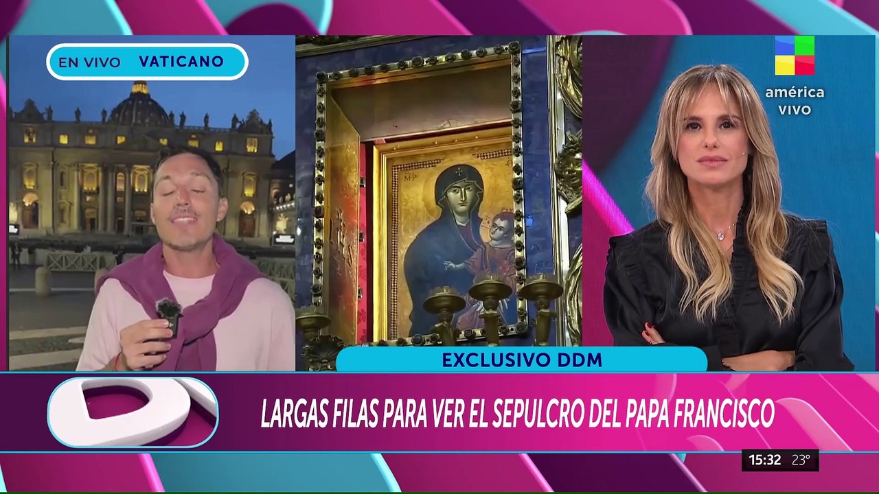 🕊 DESPEDIDA DEL PAPA FRANCISCO: LARGAS FILAS PARA VER SU SEPULCRO