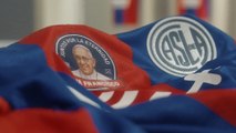 San Lorenzo de Almagro rinde homenaje al Papa Francisco