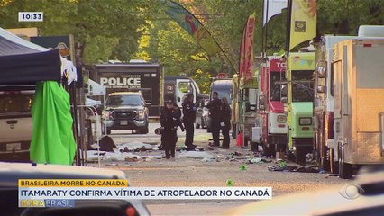 Itamaraty confirma brasileira como vítima de atropelamento em festival no Canadá