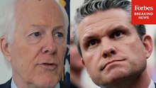 John Cornyn Responds To Intensifying Controversy Around Pete Hegseth's Use Of Signal