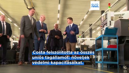 A bolgár hadiipar egyedülálló voltáról beszélt António Costa egy fegyvergyár-látogatáson