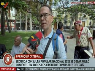 Caraqueños destacan la participación masiva del pueblo en la Consulta Popular del 27-A