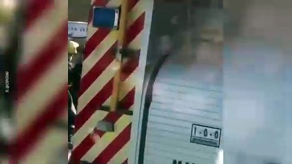 Una avioneta usada para vuelos de salto con paracaídas se estrelló en el despegue