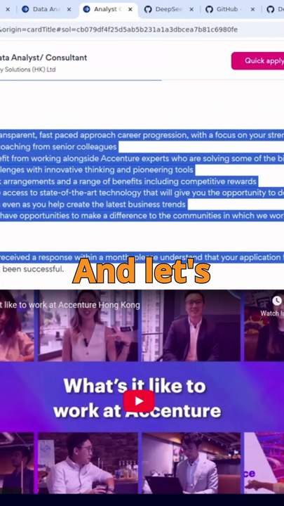 Summarizing a Job Post In HK With DeepSeek