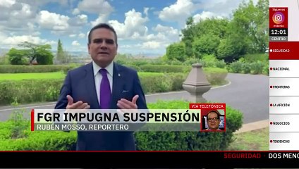 Fiscalía impugna freno judicial a captura de Silvano Aureoles