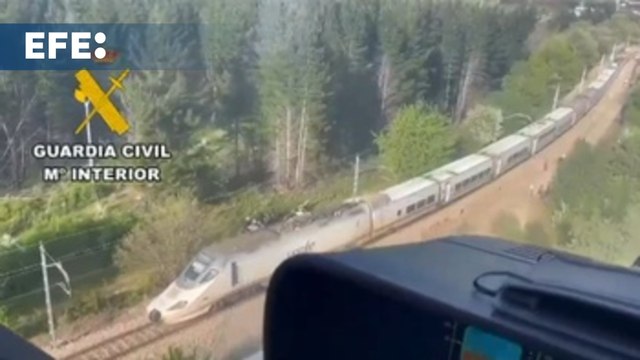 Evacúan a 280 pasajeros de un tren parado en las proximidades de Bembibre (León)
