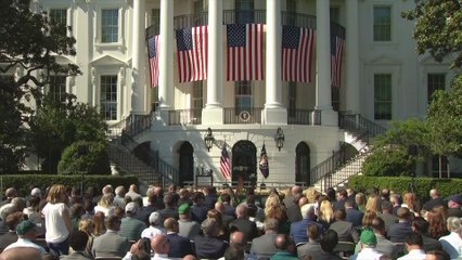 Philadelphia Eagles and Trump make stunning entrance at the White House