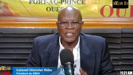 Col. Rébu denonse Etats-Unis ki mande tounen ba li zam PNH la sezi