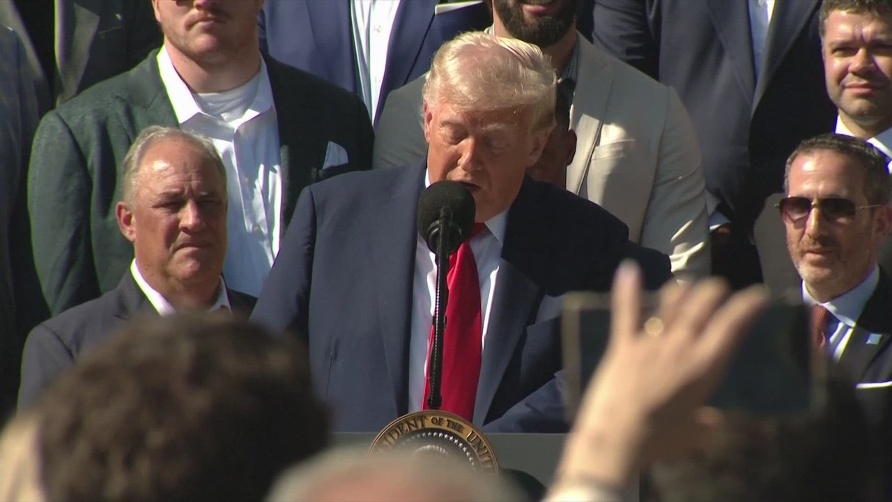 Trump’s joke about Saquon Barkley sparks laughter eruption at the White House