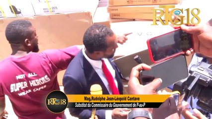 MJSP remèt yon lo materyèl ak ekipman pou TPI Pòtoprens