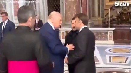 Emmanuel Macron éconduit par Donald Trump et Zelensky lors des obsèques du Pape
