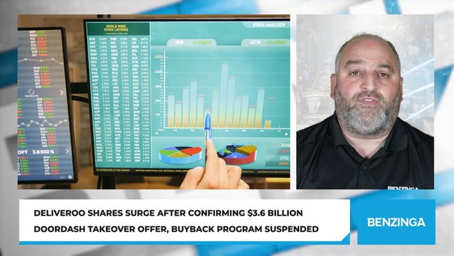 Deliveroo Shares Surge After Confirming $3.6 Billion DoorDash Takeover Offer, Buyback Program Suspended