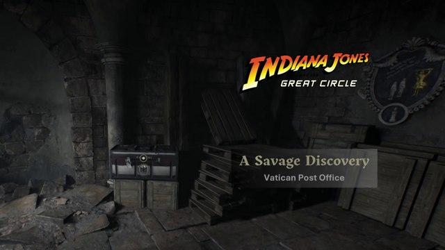 A Savage Discovery Safe || Indiana Jones Safe Code Master Guide || Vatican Post Office || 4K UltraHD