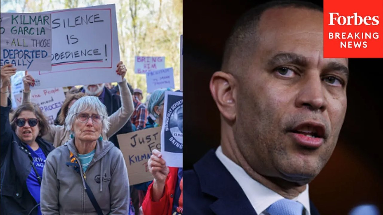 Hakeem Jeffries Asked About Fellow House Dem Claiming Dems Made A Mistake With Kilmar Abrego Garcia Issue