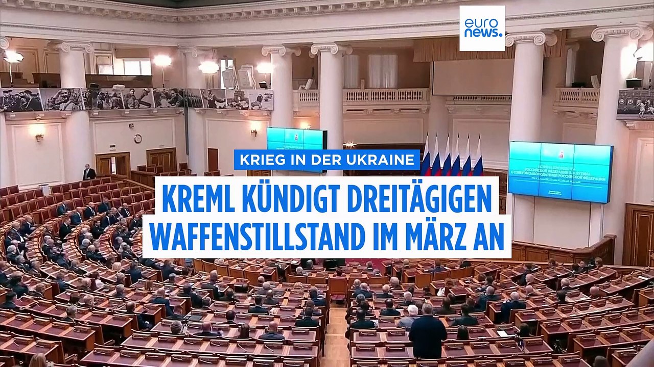 Endlich Waffenruhe? Russland verkündet dreitägige Feuerpause in der Ukraine im Mai