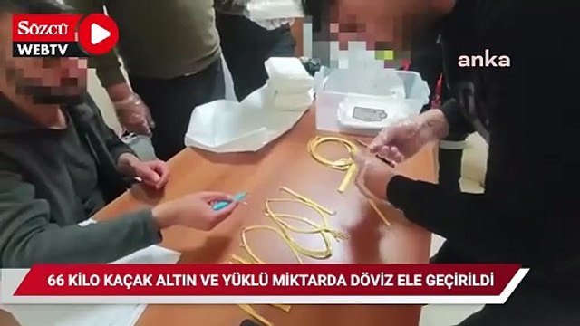 Van Havalimanı’nda 66 Kilo kaçak altın ve yüklü miktarda döviz ele geçirildi