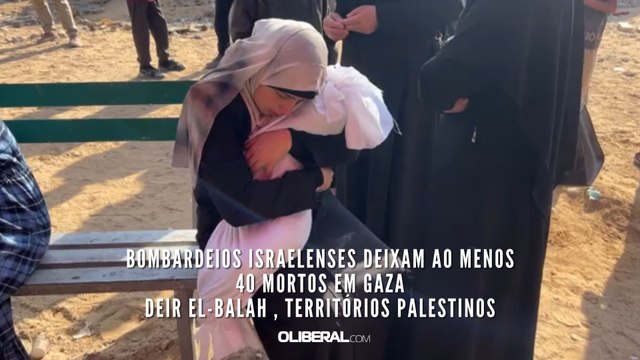 Bombardeios israelenses deixam ao menos 40 mortos em Gaza Deir el-Balah , Territórios palestinos
