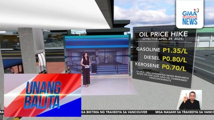 Oil price hike (effective April 29, 2025) | Unang Balita
