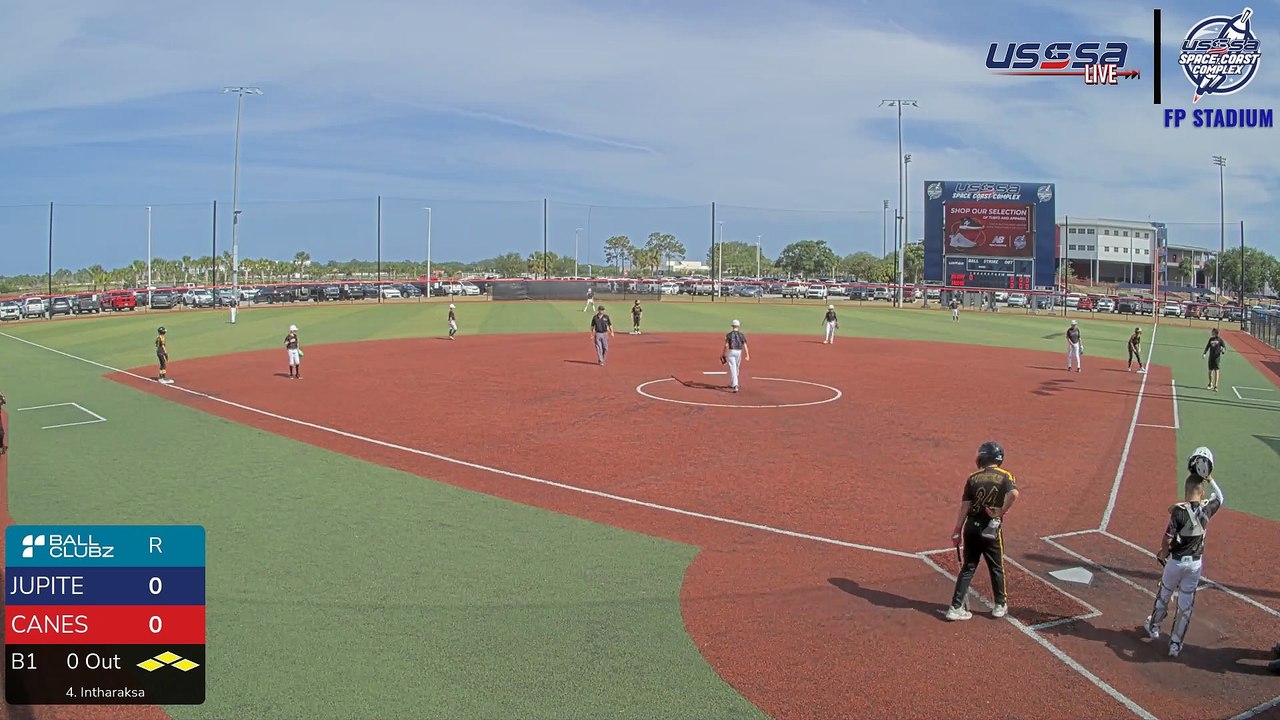 Canes Florida 11U VS Jupiter Hammerheads Black 11U - Sat, Apr 26, 2025 4:03 PM to Sat, 5:41 PM