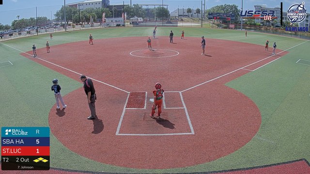 St.Lucie Canes 9u VS SBA Hawks 8u Elite - Sat, Apr 26, 2025 10:23 AM to Sat, 12:03 PM
