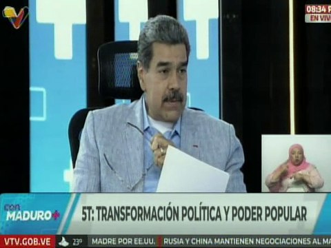 Presidente Nicolás Maduro: El gran pensador de la Revolución Bolivariana es el pueblo de a pie