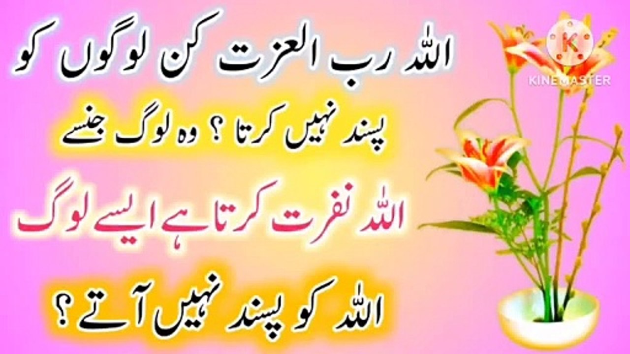 Allah Ko Na Pasand Log💯! Islamic Quotes In Urdu💥! Anmol Batain🔥! Best Urdu quotes🔥ISLAMIC URDU MEWAT