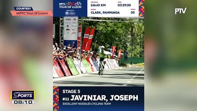 Joseph Javiniar ng Excellent Noodles Cycling Team, wagi sa stage 5 ng MPTC Tour of Luzon 2025