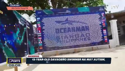 13-year-old Davaoeño swimmer na may autism, qualified sa Oceanman Dubai