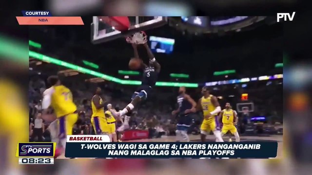 T-wolves wagi sa Game 4; Lakers nanganganib nang malaglag sa NBA playoffs