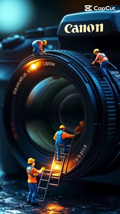 "Miniature People Making a Camera | Miniature Camera Magic!"