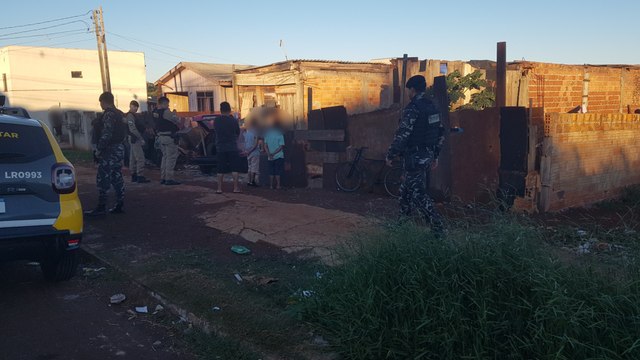 Vários tiros são realizados no Bairro Cascavel Velho e equipes policiais são mobilizadas