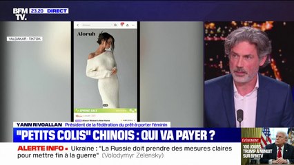 Taxe sur les "petits colis" chinois: "Shein, c'est ce qu'on peut faire de pire en termes de technologie, et d'exploitation", affirme Yann Rivoallan (président de la fédération du prêt-à-porter féminin)