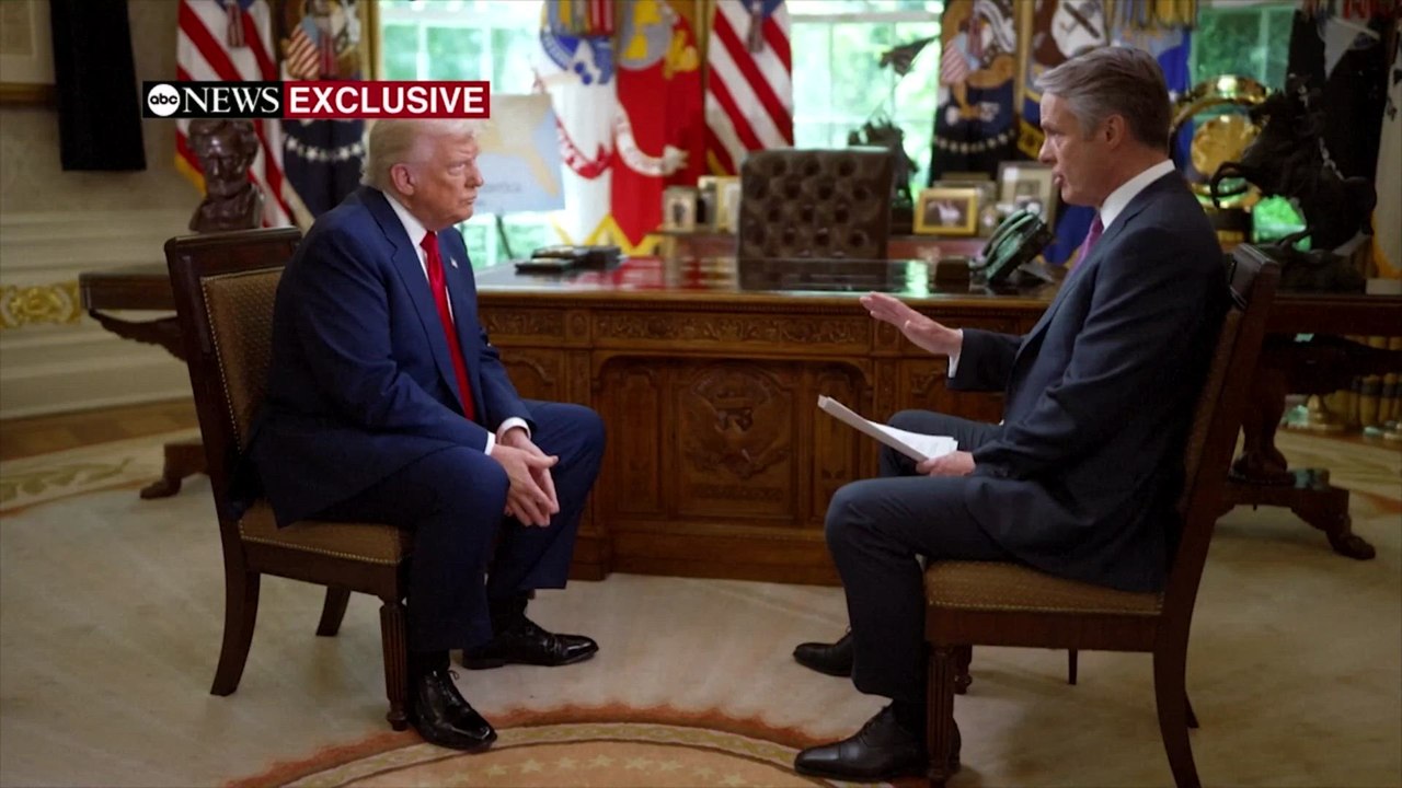 Trump Clashes with ABC’s Terry Moran Over Tariffs: 'You Don’t Know That'