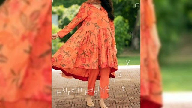 Stylish Lawn Frock Designs|Printed Frock Design|Summer Frock Design For Girls