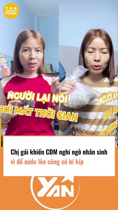 CĐM nghi ngờ nhân sinh vì đổ nước lèo cũng có bí kíp