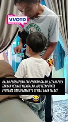 Comelnya! Kecil-Kecil Dah Pandai Cemburu Dengan Ayah!