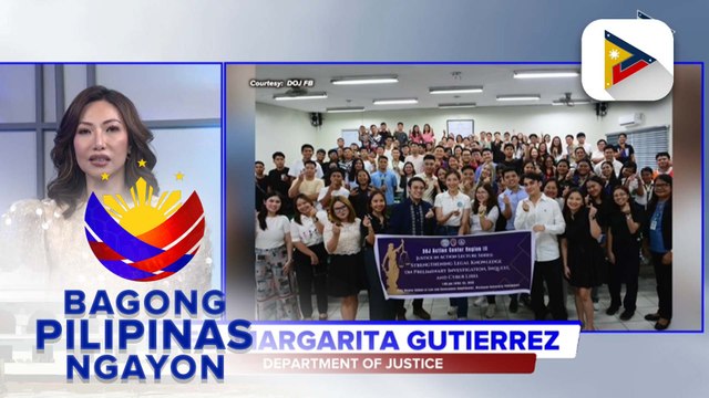Panayam kay DOJ Usec. Margarita Gutierrez ukol sa updates ng DOJ
