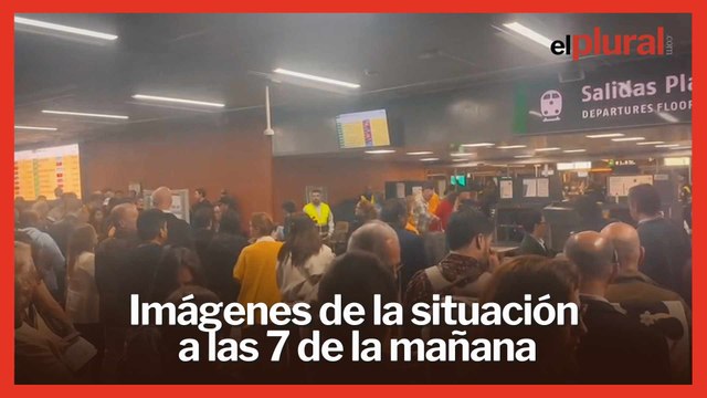 Aglomeraciones en la estación de Atocha con el inicio de circulación de varias conexiones de AVE