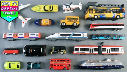Learn Names And Sounds Of City Vehicles For Kids + More Fun Toy Videos