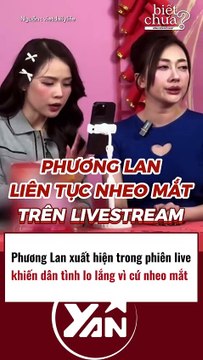 Phương Lan khiến dân tình lo lắng vì liên tục nheo mắt