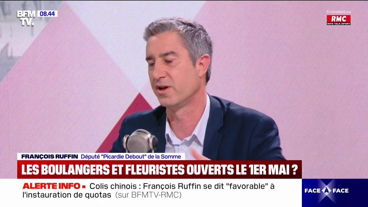 Travail le 1er-Mai: "Il faut qu'il y ait des rites et qu'il y ait des rythmes dans notre société", affirme François Ruffin (Picardie Debout)