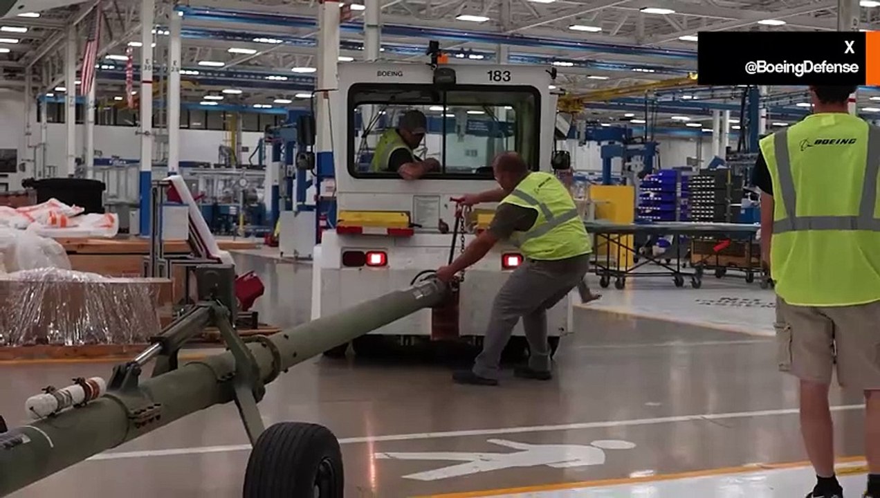 Första MQ-25 Stingray från US Navy går vidare till hållbarhets- och flygtester