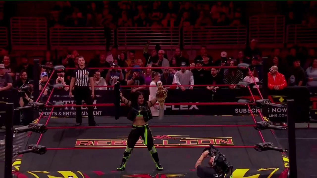 FULL MATCH - Masha Slamovich vs Tessa Blanchard - TNA Knockouts World Championship - TNA Rebellion 2025