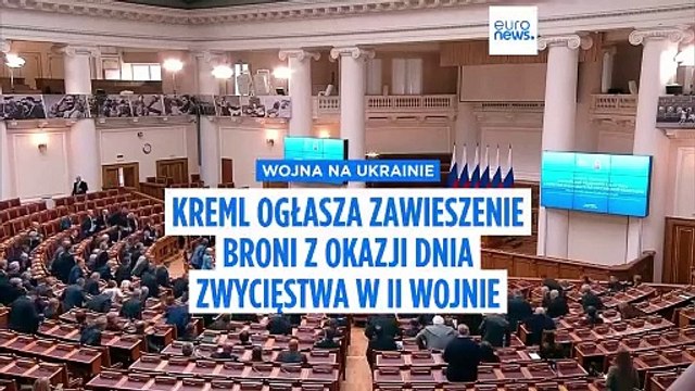 Wojna na Ukrainie: Kreml ogłasza trzydniowy rozejm od 8 maja