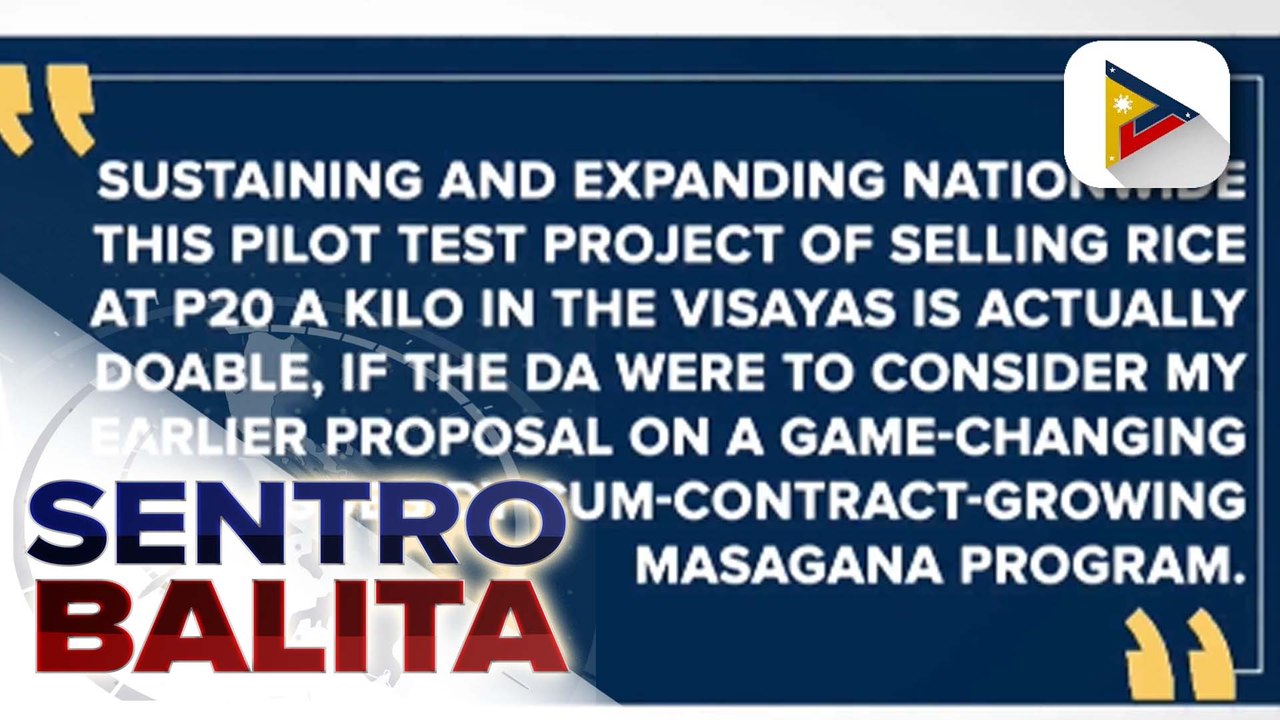 Ilang mga kongresista, may iba’t ibang mungkahi para mapalawak pa ang programang P20/kg bigas ng pamahalaan
