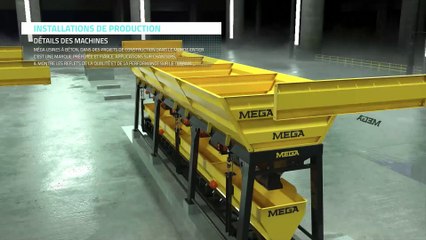 Installation d'une centrale à béton MEGA | Conception modulaire et haute efficacité