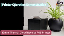 80mm Thermal Cloud Receipt POS Printer | Wi-Fi, Bluetooth, 4G, USB, Ethernet, Multi-Language Printing Support.