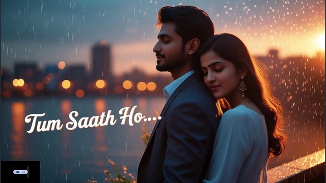 Tum Saath Ho ❤️– Dil Ko Sukoon Milta Hai | Romantic Hindi Song 💘 | New Love Song 2025 | Trending Now