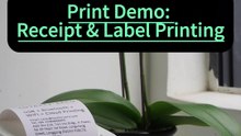 3-Inch 80mm Thermal Label & Receipt Cloud Printer with Wi-Fi, Bluetooth, API Support, Compatible with Third-Party MQTT Servers